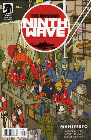 Massive: Ninth Wave 1 published by Dark Horse with cover art by John Paul Leon