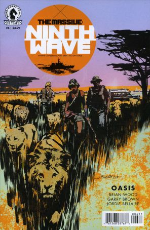 Massive: Ninth Wave 6 published by Dark Horse with cover art by John Paul Leon