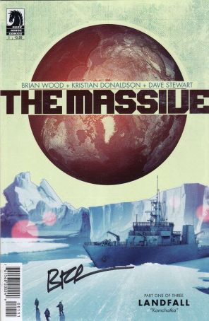 The Massive 1B published by Dark Horse with cover art by Brian Wood