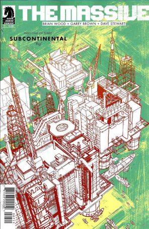 The Massive 7 published by Dark Horse with cover art by John Paul Leon