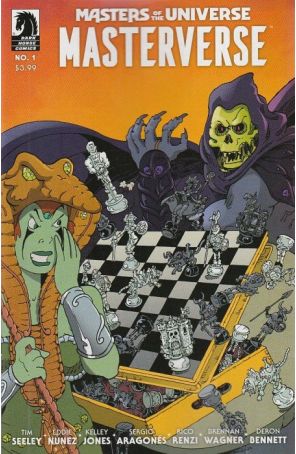 Masters of the Universe: Masterverse 1C published by Dark Horse with cover art by Sergio Aragones