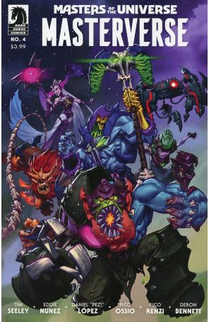 Masters of the Universe: Masterverse 4B published by Dark Horse with cover art by Daniel Lopez
