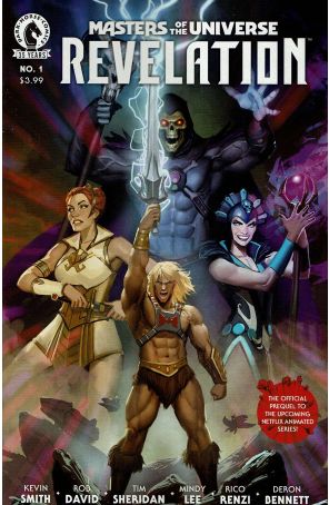 Masters of the Universe: Revelation 1A published by Dark Horse with cover art by Stjepan Sejic