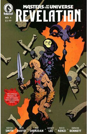 Masters of the Universe: Revelation 1B published by Dark Horse with cover art by Mike Mignola