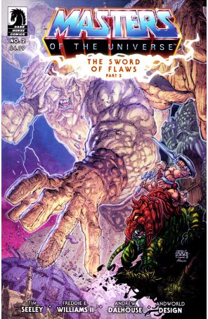 Masters of the Universe: The Sword of Flaws 2A published by Dark Horse with cover art by Freddie E. Williams II