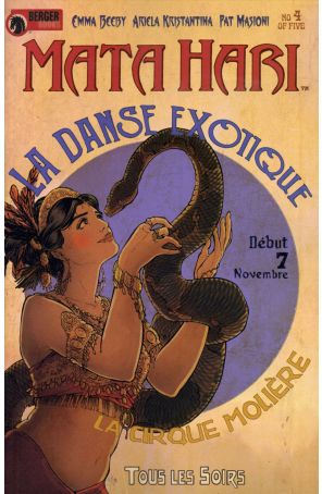 Mata Hari (Berger Books) 4 published by Dark Horse with cover art by Ariela Kristantina