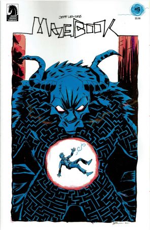Mazebook 5A published by Dark Horse with cover art by Jeff Lemire
