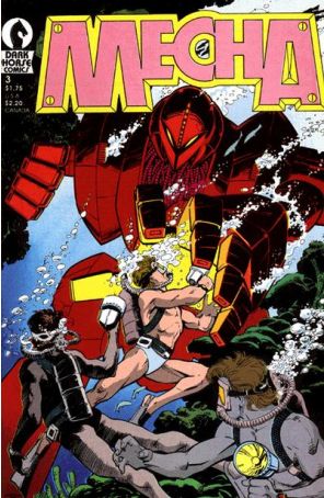 Mecha 3 published by Dark Horse with cover art by Chris Warner