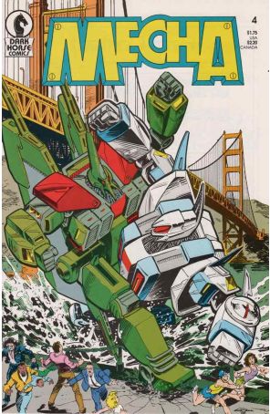 Mecha 4 published by Dark Horse with cover art by Chris Warner