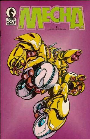 Mecha 6 published by Dark Horse with cover art by Harrison Fong