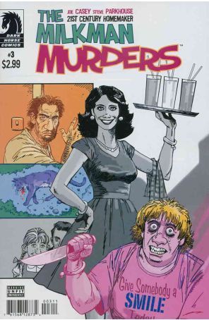 Milkman Murders 3 published by Dark Horse with cover art by Steve Parkhouse