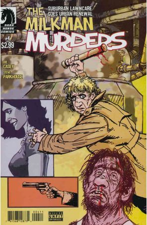 Milkman Murders 4 published by Dark Horse with cover art by Steve Parkhouse