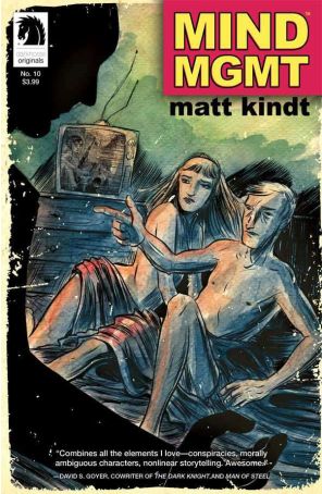 Mind MGMT 10 published by Dark Horse with cover art by Matt Kindt