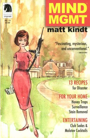Mind MGMT 13 published by Dark Horse with cover art by Matt Kindt