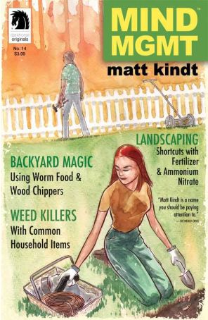 Mind MGMT 14 published by Dark Horse with cover art by Matt Kindt