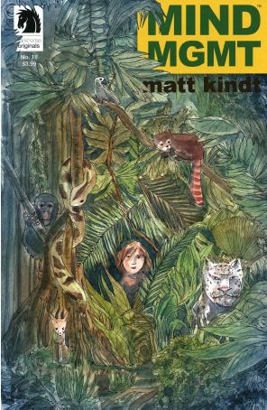 Mind MGMT 18 published by Dark Horse with cover art by Matt Kindt