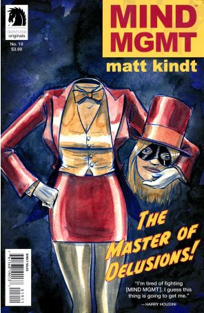 Mind MGMT 19 published by Dark Horse with cover art by Matt Kindt