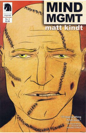 Mind MGMT 2 published by Dark Horse with cover art by Matt Kindt