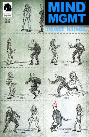 Mind MGMT 26 published by Dark Horse with cover art by Matt Kindt