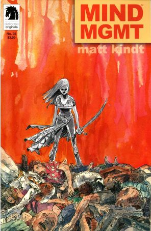 Mind MGMT 28 published by Dark Horse with cover art by Matt Kindt