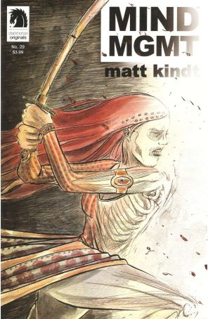 Mind MGMT 29 published by Dark Horse with cover art by Matt Kindt