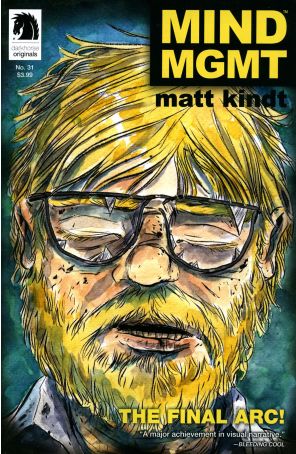 Mind MGMT 31 published by Dark Horse with cover art by Matt Kindt