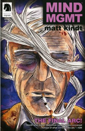 Mind MGMT 32 published by Dark Horse with cover art by Matt Kindt