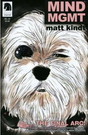 Mind MGMT 34 published by Dark Horse with cover art by Matt Kindt