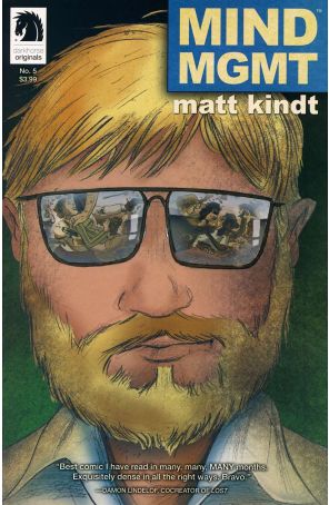 Mind MGMT 5 published by Dark Horse with cover art by Matt Kindt