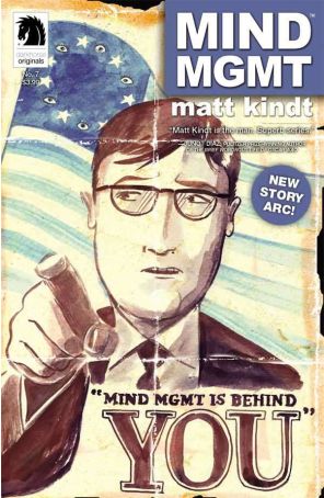 Mind MGMT 7 published by Dark Horse with cover art by Matt Kindt