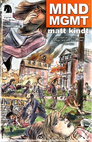 Mind MGMT 8 published by Dark Horse with cover art by Matt Kindt