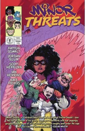 Minor Threats 3A published by Dark Horse with cover art by Scott Hepburn