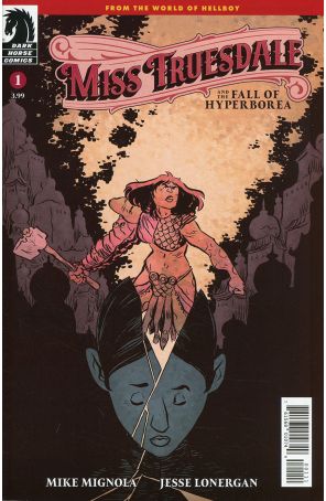 Miss Truesdale and the Fall of Hyperborea 1 published by Dark Horse with cover art by Jesse Lonergan