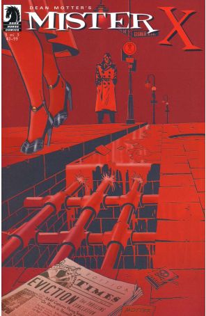 Mister X: Eviction 3 published by Dark Horse with cover art by Dean Motter