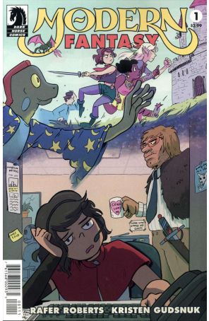 Modern Fantasy 1 published by Dark Horse with cover art by Kristen Gudsnuk