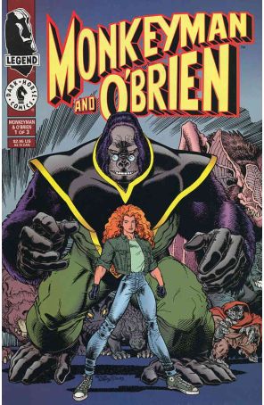 Monkeyman and O'Brien 1 published by Dark Horse with cover art by Arthur Adams