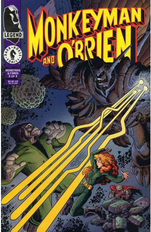 Monkeyman and O'Brien 3 published by Dark Horse with cover art by Arthur Adams