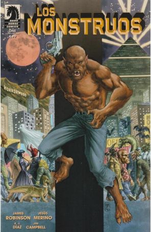 Monstruos, Los 1A published by Dark Horse with cover art by Jesús Merino
