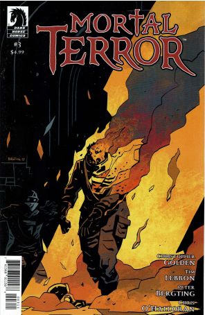 Mortal Terror 3A published by Dark Horse with cover art by Peter Bergting