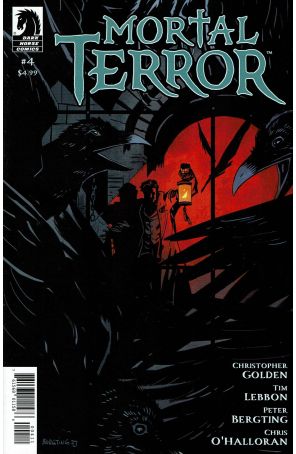 Mortal Terror 4A published by Dark Horse with cover art by Peter Bergting