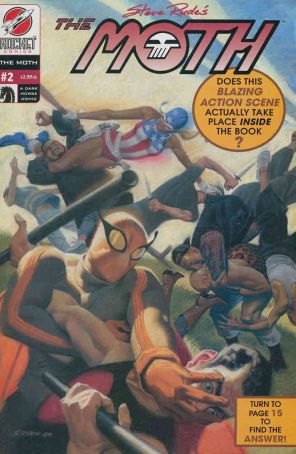 The Moth 2 published by Dark Horse with cover art by Steve Rude