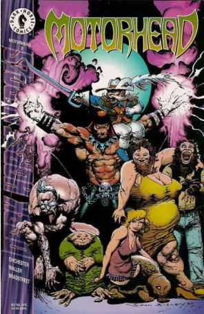 Motorhead 2 published by Dark Horse with cover art by Simon Bisley
