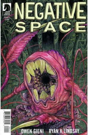 Negative Space 1 published by Dark Horse with cover art by Owen Gieni