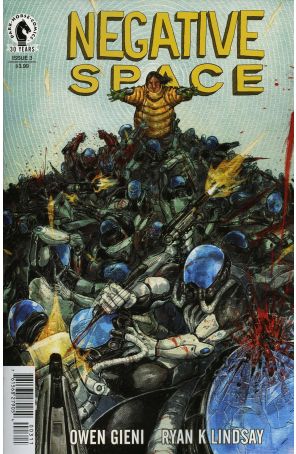 Negative Space 3 published by Dark Horse with cover art by Owen Gieni