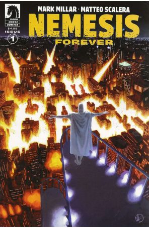 Nemesis Forever 1A published by Dark Horse with cover art by Matteo Scalera