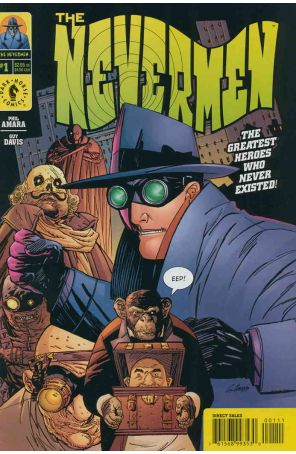 The Nevermen 1 published by Dark Horse with cover art by Guy Davis