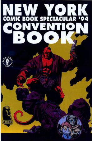 New York Comic Book Spectacular '94 Convention Book 0 published by Dark Horse with cover art by Mike Mignola and Arthur Adams