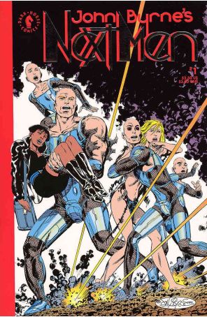 Next Men (John Byrne's) 1 published by Dark Horse with cover art by John Byrne