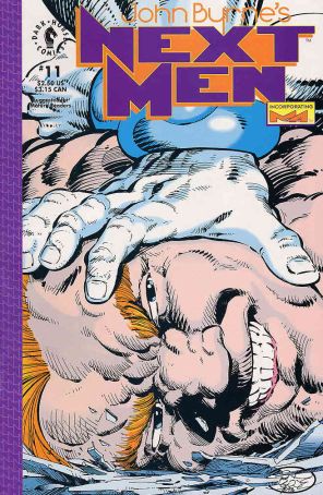Next Men (John Byrne's) 11 published by Dark Horse with cover art by John Byrne