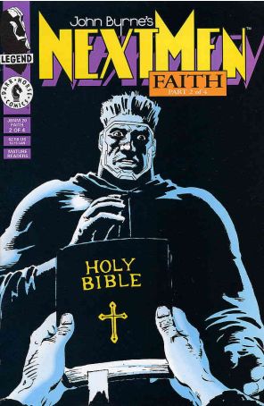 Next Men (John Byrne's) 20 published by Dark Horse with cover art by Kieron Dwyer